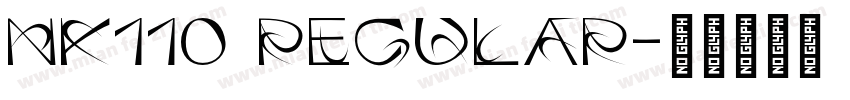 NK110 Regular字体转换